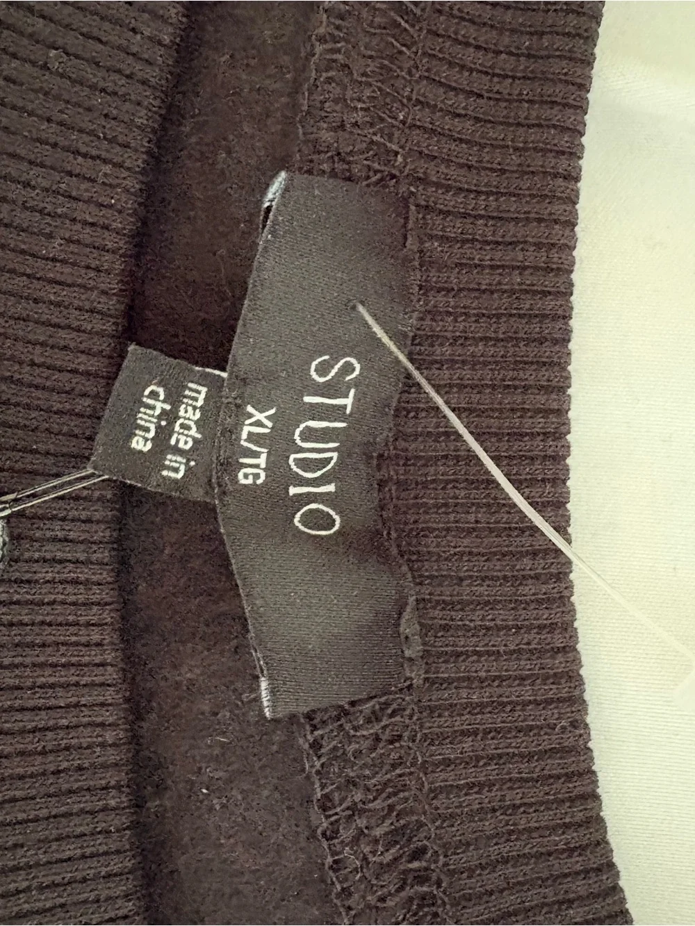 Studio Black Sweatshirt with Crystal Studs - Picture 7 of 7